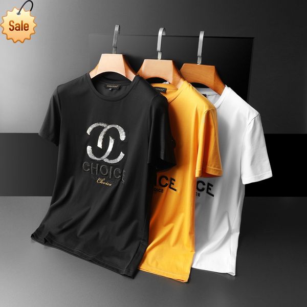 2022c factory direct sale trendy brand men's t-shirts women's new short sleeved fashion embroidery summer, White;black
2022c factory direct sale trendy brand men's t-shirts women's new short sleeved fashion embroidery summer, White;black