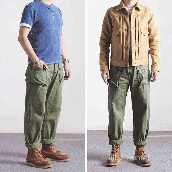 men jeans red tornado vintage p 44 military trousers men's workwear pants army green relaxed fit 221223, Black
men jeans red tornado vintage p 44 military trousers men's workwear pants army green relaxed fit 221223, Black