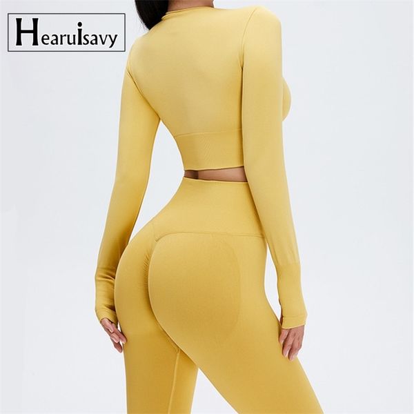 autumn seamless yoga suit elastic fitness sports 2 piece set women long sleeve crop gym running leggings workout sportswear 220429, Gray
autumn seamless yoga suit elastic fitness sports 2 piece set women long sleeve crop gym running leggings workout sportswear 220429, Gray