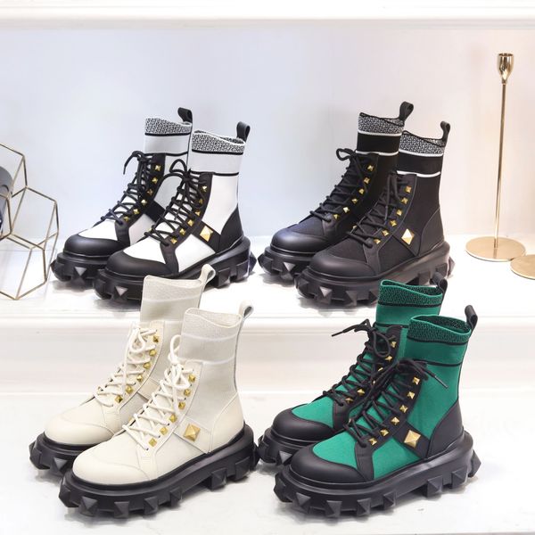 runway look tide designer women martin boots leather wool fly-knit stitching classic rivets thick bottom high-casual shoe fashion ladies pla, Black
runway look tide designer women martin boots leather wool fly-knit stitching classic rivets thick bottom high-casual shoe fashion ladies pla, Black
