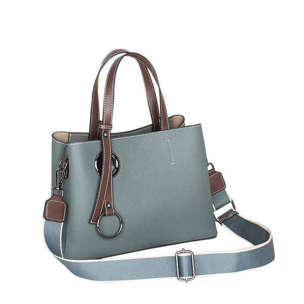evening bags 2022 hit colot handle tote bag all-match 100% cowhide leather women's handbag green caramel office lady shoulder 
evening bags 2022 hit colot handle tote bag all-match 100% cowhide leather women's handbag green caramel office lady shoulder