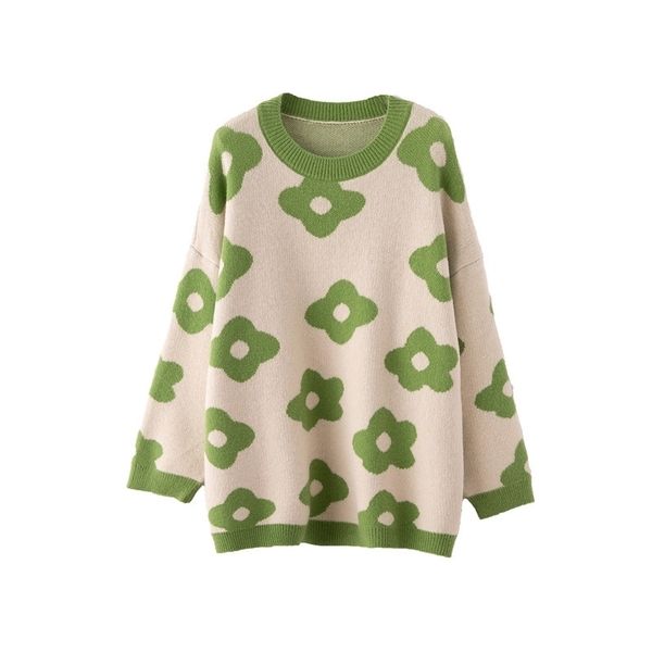 flower pattern women sweater and pullovers oneck long sleeve women sweater autumn pullover sweater femme tricot pull femme y200910, White;black 
flower pattern women sweater and pullovers oneck long sleeve women sweater autumn pullover sweater femme tricot pull femme y200910, White;black