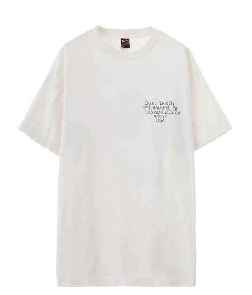 men's t-shirts saint michael 22ss x denim tears saint death short sleeve cotton t-shirt, White;black
men's t-shirts saint michael 22ss x denim tears saint death short sleeve cotton t-shirt, White;black