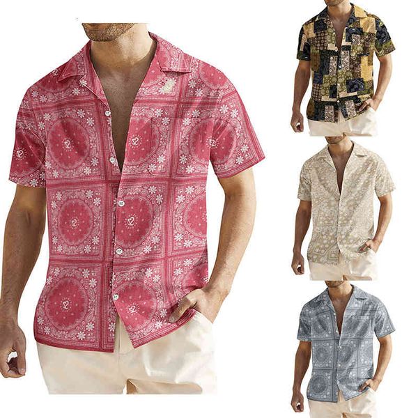men's casual shirts 2022 summer men's fashion loose short sleeve shirt youth casual hbli, White;black
men's casual shirts 2022 summer men's fashion loose short sleeve shirt youth casual hbli, White;black