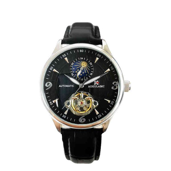 counter automatic mechanical watch men's watch waterproof luminous leisure busins leather men's watch simple trend, Slivery;brown
counter automatic mechanical watch men's watch waterproof luminous leisure busins leather men's watch simple trend, Slivery;brown