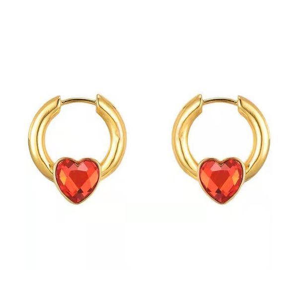 new love gemstone stud temperament exquisite peach heart earrings french light luxury fashion trend sweet all-match jewelry gift, Golden;silver
new love gemstone stud temperament exquisite peach heart earrings french light luxury fashion trend sweet all-match jewelry gift, Golden;silver