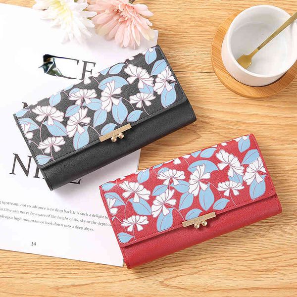 hbp wallets large capacity fashion women's wallet women's long three fold purse 220823, Red;black
hbp wallets large capacity fashion women's wallet women's long three fold purse 220823, Red;black