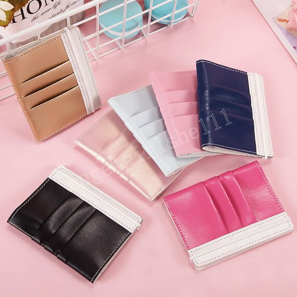 fashion pu credit card holder women thin multi-card wallet short purse design solid color small card bag, White
fashion pu credit card holder women thin multi-card wallet short purse design solid color small card bag, White