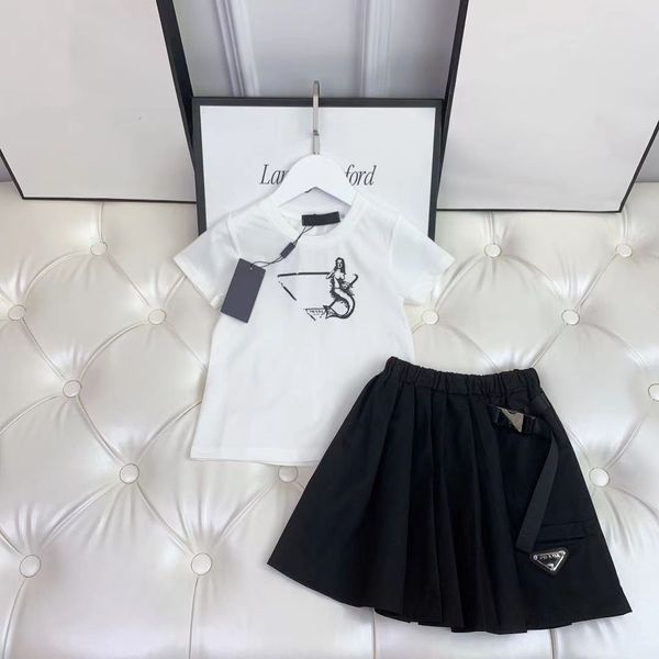 child designer clother sets girl pleated skirt with letter mermaid childrens kids short sleeve t-shirt shorts set suit brand skirt cotton te, White
child designer clother sets girl pleated skirt with letter mermaid childrens kids short sleeve t-shirt shorts set suit brand skirt cotton te, White