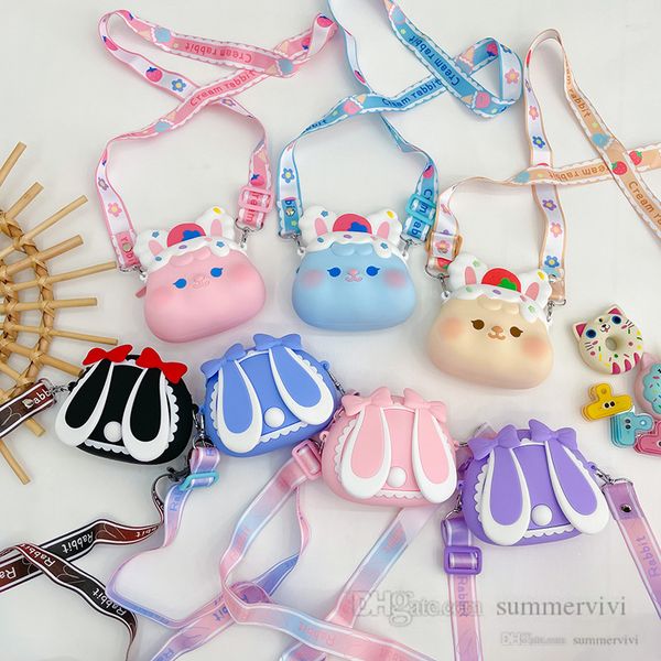children cartoon bows bunny purse kids cute rabbit ear silicone modelling single shoulder bag girls letter printed straps messenger wallet q, White
children cartoon bows bunny purse kids cute rabbit ear silicone modelling single shoulder bag girls letter printed straps messenger wallet q, White