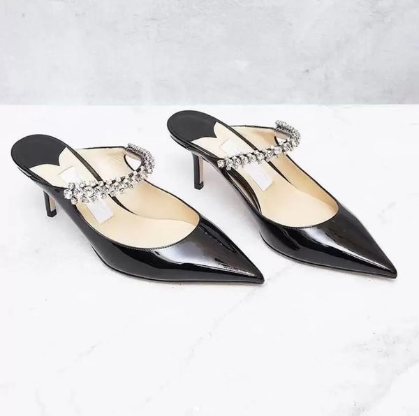 low heel luxurious brands women's bing slippers sandals crystal strappy elegant lady high heels bridal shoes wedding party bridals walk, Black
low heel luxurious brands women's bing slippers sandals crystal strappy elegant lady high heels bridal shoes wedding party bridals walk, Black