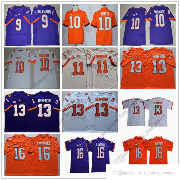 ncaa clemson tigers football jersey bryant watkins scott thomas watson uiagalelei bryant etienne jr. boulware simmons renfrow lawrence jerse, Black
ncaa clemson tigers football jersey bryant watkins scott thomas watson uiagalelei bryant etienne jr. boulware simmons renfrow lawrence jerse, Black
