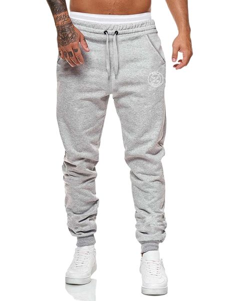 men letter graphic drawstring waist sweatpants u4su#, Black