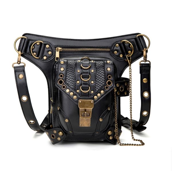 men vintage steampunk fanny bags steam punk retro rock gothic bag goth shoulder waist bags packs victorian women leg bag
men vintage steampunk fanny bags steam punk retro rock gothic bag goth shoulder waist bags packs victorian women leg bag