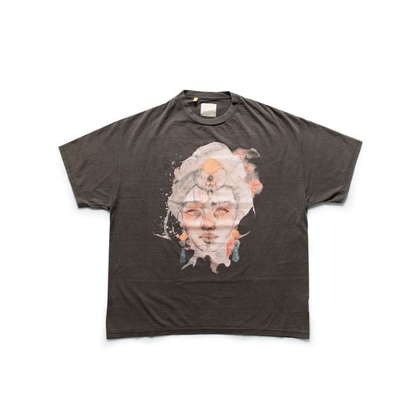 22ss spring summer usa vintage women head picture golden print t shirt men fashion tee street casual cotton tshirt, White;black
22ss spring summer usa vintage women head picture golden print t shirt men fashion tee street casual cotton tshirt, White;black