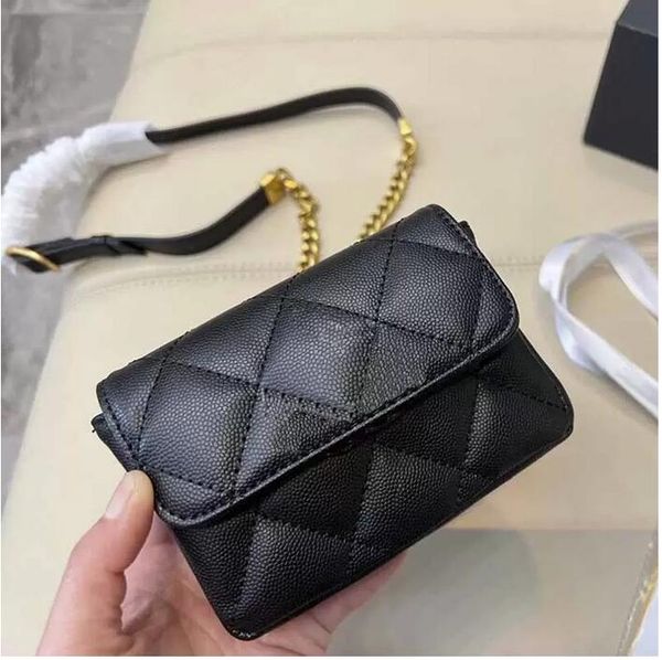 fashion small flap mini designer waist bags white black grained caviar shoulder bag classic handbag chain timeless diamond quilting brand cr
fashion small flap mini designer waist bags white black grained caviar shoulder bag classic handbag chain timeless diamond quilting brand cr