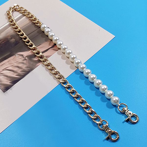 pearl bag strap for handbag belt diy purse replacement handles cute bead metal chain for bag accessories fashion nk chain, Black
pearl bag strap for handbag belt diy purse replacement handles cute bead metal chain for bag accessories fashion nk chain, Black