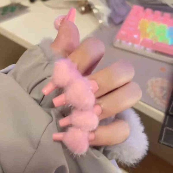false nails 24pcs box artifical long plush love fake cute peach heart shaped wearable with designs glue on set 0616, Red;gold
false nails 24pcs box artifical long plush love fake cute peach heart shaped wearable with designs glue on set 0616, Red;gold