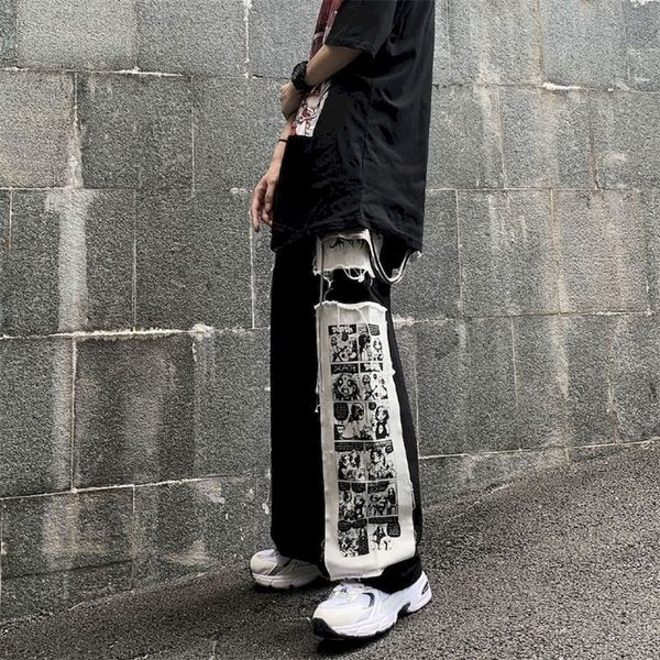 gothic punk cargo pants anime patch for men women high waist black trousers wide-leg casual pant harajuku y2k male bottoms 220330
gothic punk cargo pants anime patch for men women high waist black trousers wide-leg casual pant harajuku y2k male bottoms 220330