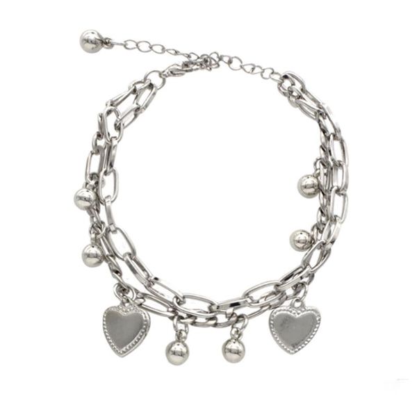 link chain south korea ins niche design bracelet female titanium steel double layer retro personality simple creative jewelry, Black
link chain south korea ins niche design bracelet female titanium steel double layer retro personality simple creative jewelry, Black