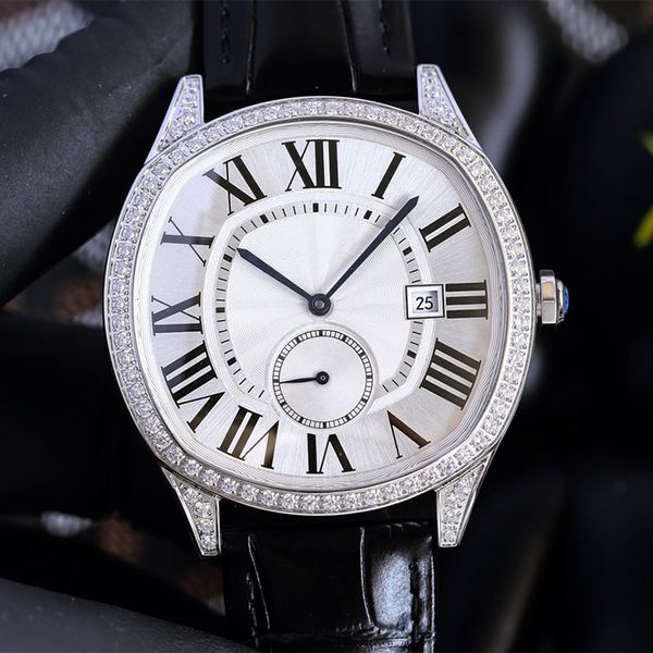 diamond watch mens watch mechanical movement leather strap fashion wristwatch waterproof design montre de luxe wristwatches 40mm, Slivery;brown
diamond watch mens watch mechanical movement leather strap fashion wristwatch waterproof design montre de luxe wristwatches 40mm, Slivery;brown