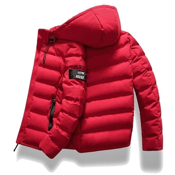 drop fashion men winter parkas coat hooded warm mens thick jacket casual slim fit student male overcoat streetwear 201210, Black
drop fashion men winter parkas coat hooded warm mens thick jacket casual slim fit student male overcoat streetwear 201210, Black