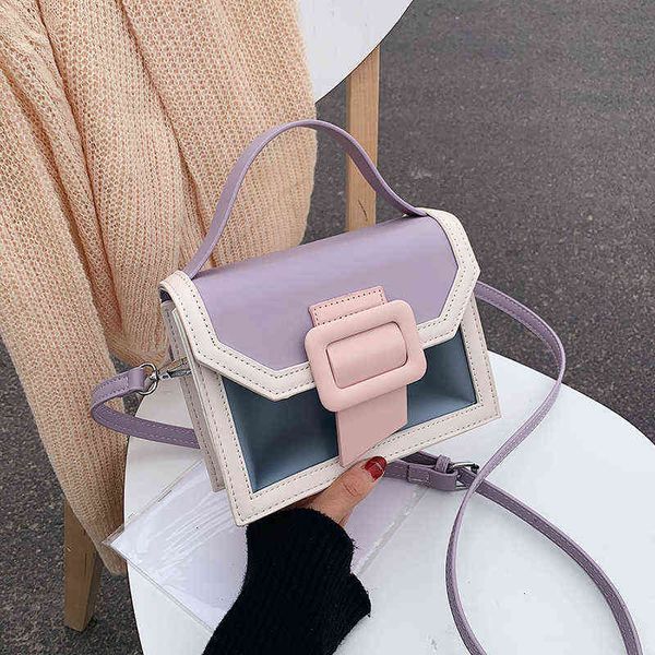contrast color pu leather crossbody bags for women 2020 cut lady small shoulder messenger bag female travel handbags mini purse g220429
contrast color pu leather crossbody bags for women 2020 cut lady small shoulder messenger bag female travel handbags mini purse g220429