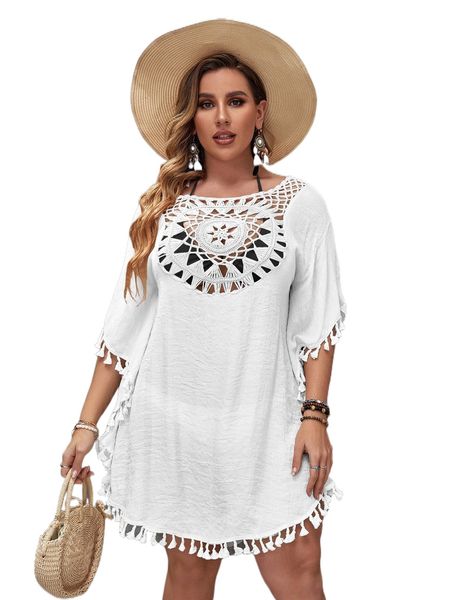 plus open stitch cover up dress f3pv#, Black
plus open stitch cover up dress f3pv#, Black