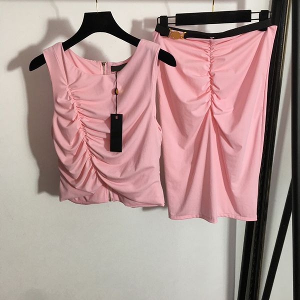 luxury womens vest skirt set sleeveless pleated tanks dresses slim fit high rise hip skirt, Black
luxury womens vest skirt set sleeveless pleated tanks dresses slim fit high rise hip skirt, Black
