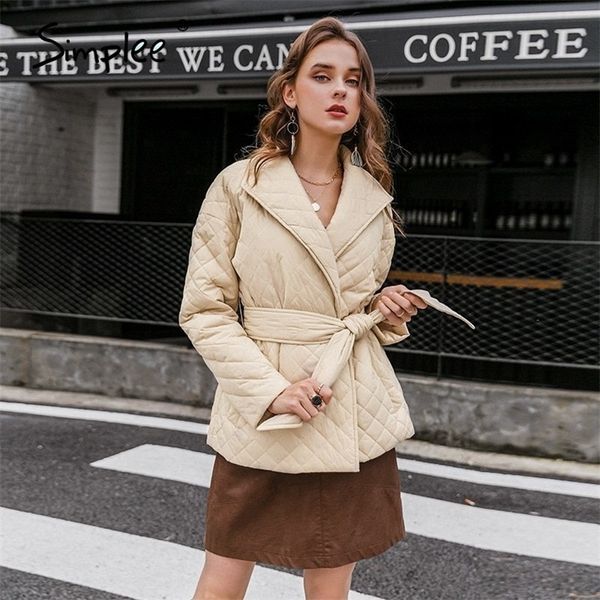 warm short cotton padded parkas womens belted autumn winter coats female long sleeves elegant lapel overcoat lj201127, Black
warm short cotton padded parkas womens belted autumn winter coats female long sleeves elegant lapel overcoat lj201127, Black