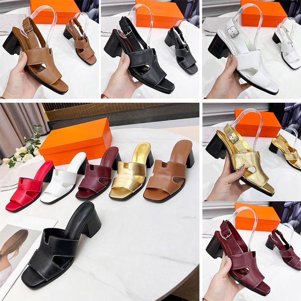 designer sandals women elbe sandal classic calfskin leather high heels comfortable horseshoe heel slippers platform slides size 35-44, Black
designer sandals women elbe sandal classic calfskin leather high heels comfortable horseshoe heel slippers platform slides size 35-44, Black