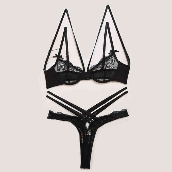 nxy set new women' beautiful back lingerie lace mesh thin section see through underwire bra thong erotic underwear 0216, Red;black
nxy set new women' beautiful back lingerie lace mesh thin section see through underwire bra thong erotic underwear 0216, Red;black
