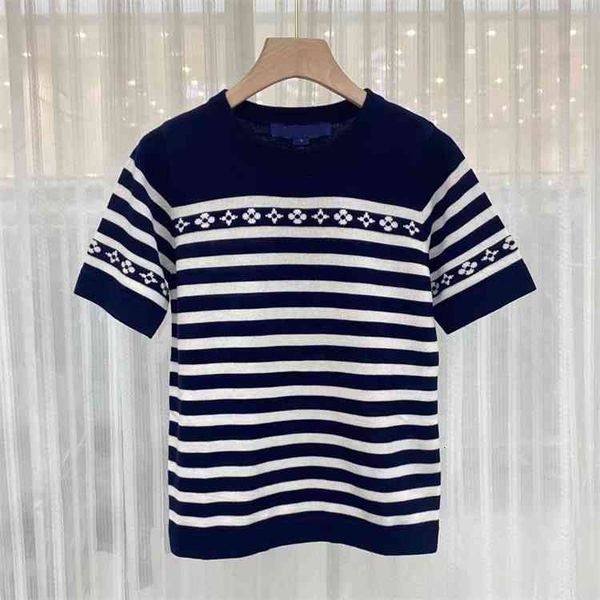 l home ~ jacquard stripe short sleeve round neck t-shirt fashion casual sports women's wear summer gv1p, White
l home ~ jacquard stripe short sleeve round neck t-shirt fashion casual sports women's wear summer gv1p, White