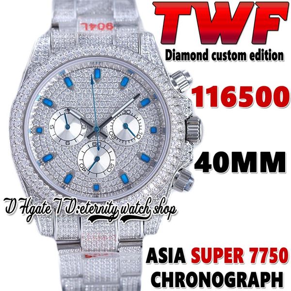 2022 twf v3 ew116500 eta 7750 sa7750 chronograph automatic mens watch jh116595 diamond inlay dial 904l stainless case iced out diamonds brac, Slivery;brown
2022 twf v3 ew116500 eta 7750 sa7750 chronograph automatic mens watch jh116595 diamond inlay dial 904l stainless case iced out diamonds brac, Slivery;brown