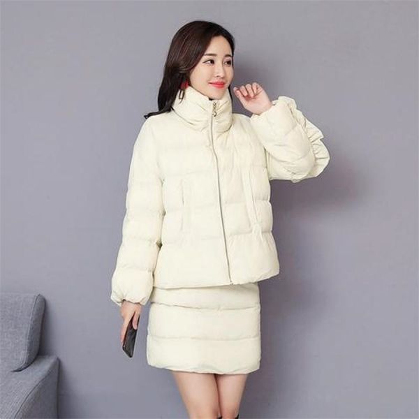 winter fashion 2 pcs set women skirt sets long sleeve zipper coat and mini skirt new ladies solid casual keep warm suit set t200325, White
winter fashion 2 pcs set women skirt sets long sleeve zipper coat and mini skirt new ladies solid casual keep warm suit set t200325, White