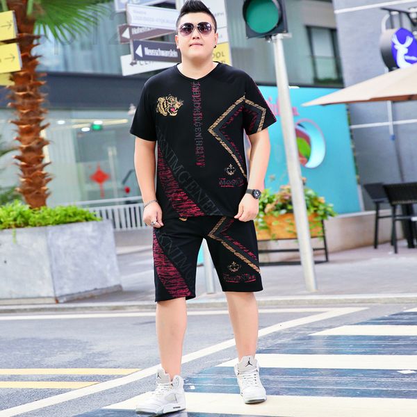 men's casual shirts designer fat men's plus size print casual sports suit summer fat short sleeve t-shirt and two-piece pants btvp, White;black
men's casual shirts designer fat men's plus size print casual sports suit summer fat short sleeve t-shirt and two-piece pants btvp, White;black