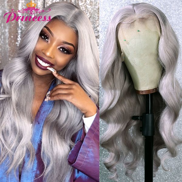 accessories princess grey colored brazilian body wave 13x4 lace front human hair wigs hd transparent lace frontal wigs with baby hair costum, Silver
accessories princess grey colored brazilian body wave 13x4 lace front human hair wigs hd transparent lace frontal wigs with baby hair costum, Silver