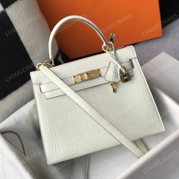luxury designer messenger bag 2022kellies second generation crocodile 25cm white single shoulder strap leather metal accessories silk scarf
luxury designer messenger bag 2022kellies second generation crocodile 25cm white single shoulder strap leather metal accessories silk scarf