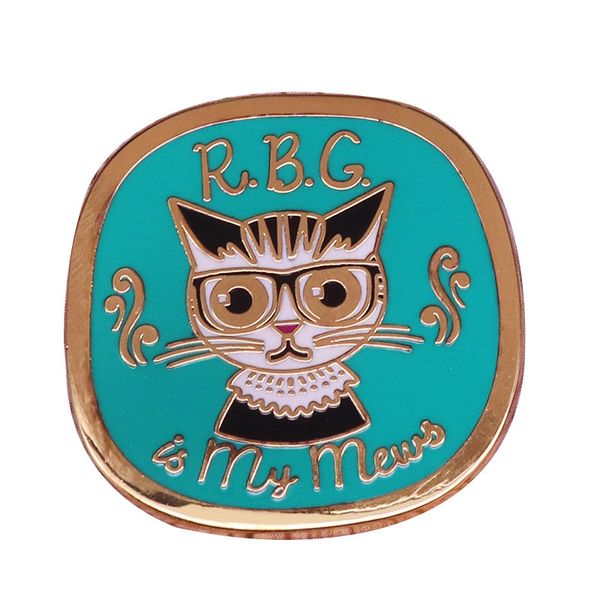 ruth bader ginsburg cat hard enamel pins collect cute rbg metal cartoon brooch backpack collar lapel badges fashion jewelry gift, Blue
ruth bader ginsburg cat hard enamel pins collect cute rbg metal cartoon brooch backpack collar lapel badges fashion jewelry gift, Blue