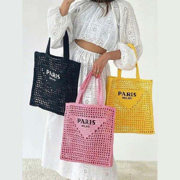 straw woven shopping bag handbag hollow out net shopper knitted handbags tote women letter wrist pack pouch purse 
straw woven shopping bag handbag hollow out net shopper knitted handbags tote women letter wrist pack pouch purse