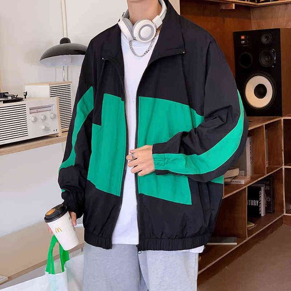 autumn track jacket men's fashion contrast casual jackets mens streetwear loose hip-hop bomber jacket men outwear t220816, Black;brown
autumn track jacket men's fashion contrast casual jackets mens streetwear loose hip-hop bomber jacket men outwear t220816, Black;brown