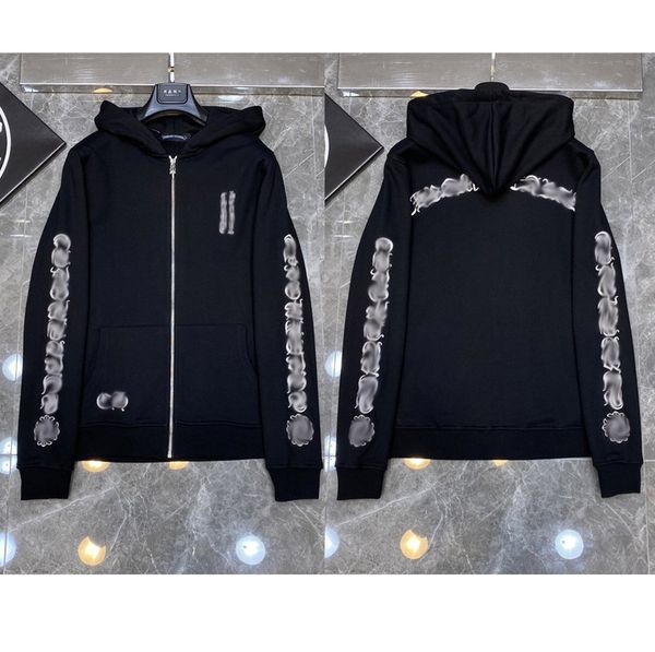 fashion men classic hoodie designer luxury zipper brand ch sweatshirts horseshoe sanskrit cross print pullover hooded sweater coat shirt wom, Black
fashion men classic hoodie designer luxury zipper brand ch sweatshirts horseshoe sanskrit cross print pullover hooded sweater coat shirt wom, Black