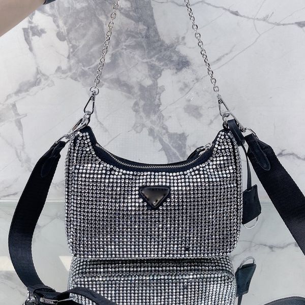 three in one canvas hobo bag women handbags purse diamond shoulder crossbody bags fashion letters adjustable hardware chain strap blingbling
three in one canvas hobo bag women handbags purse diamond shoulder crossbody bags fashion letters adjustable hardware chain strap blingbling