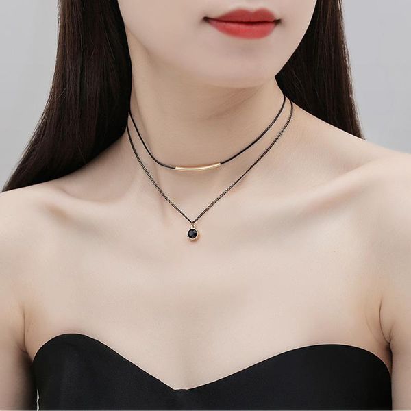 chains double layer necklace women's summer light luxury collarbone chain 2022 fashion choker web celebrity niche design pendant, Silver
chains double layer necklace women's summer light luxury collarbone chain 2022 fashion choker web celebrity niche design pendant, Silver