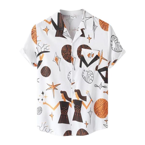 men's casual shirts summer hawaiian shirt men 3d printed for abstract simple short-sleeved men's loose women clothingmen's, White;black
men's casual shirts summer hawaiian shirt men 3d printed for abstract simple short-sleeved men's loose women clothingmen's, White;black