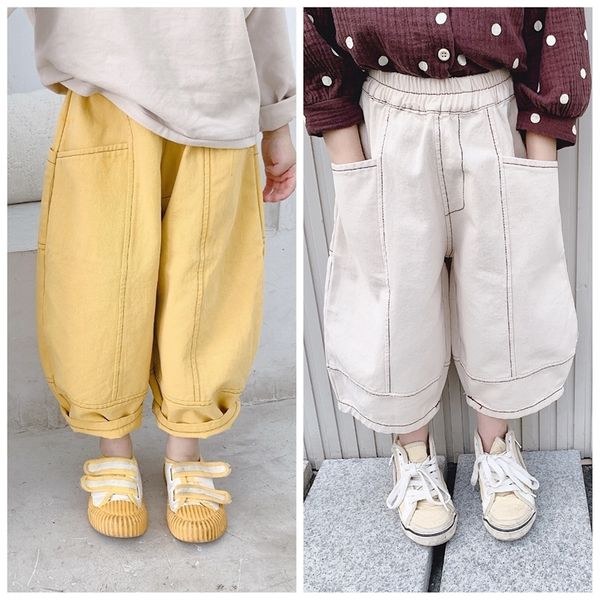 spring autumn girls oversized patchwork ankle-length pants kids cotton loose harem trousers lj201127, Blue
spring autumn girls oversized patchwork ankle-length pants kids cotton loose harem trousers lj201127, Blue