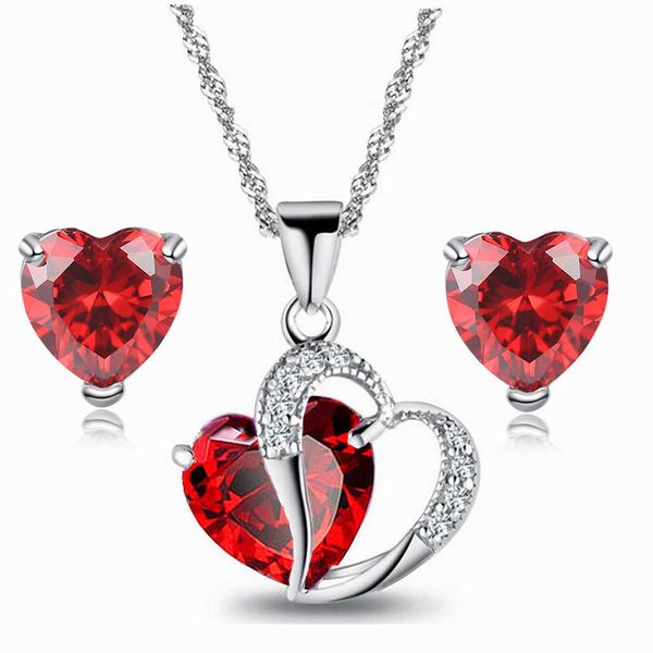 2018 sell class fashion heart pendants crystal jewelry new girls women, Silver
2018 sell class fashion heart pendants crystal jewelry new girls women, Silver
