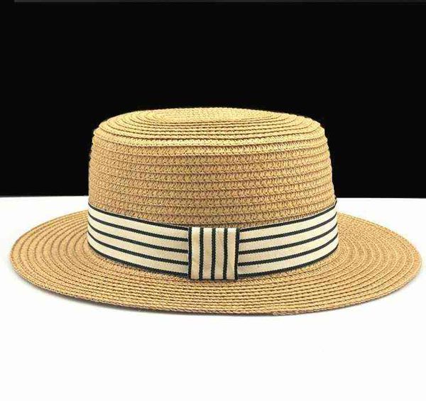 summer women boater beach hat female casual panama hat lady brand classic bowknot straw flat sun hat women fedora g220301, Blue;gray
summer women boater beach hat female casual panama hat lady brand classic bowknot straw flat sun hat women fedora g220301, Blue;gray