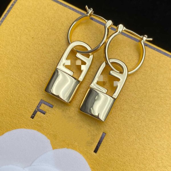 fendance new lock earrings female minority design cute unique temperament advanced letter f lock earring, Golden
fendance new lock earrings female minority design cute unique temperament advanced letter f lock earring, Golden