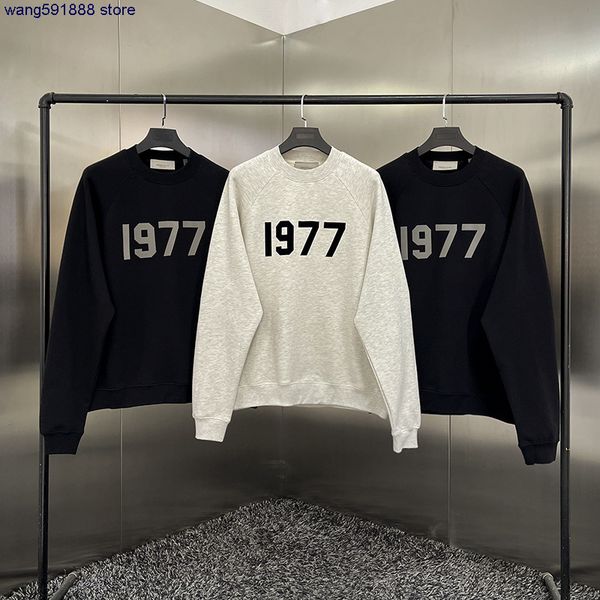 2022 fashion brand design essential fall winter hoodie new fog season 8 fear double thread flocking digital round neck sweater for men, Black
2022 fashion brand design essential fall winter hoodie new fog season 8 fear double thread flocking digital round neck sweater for men, Black